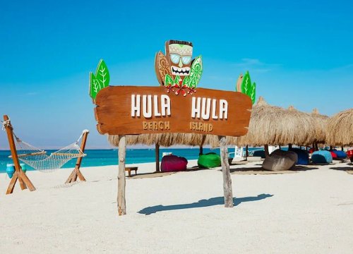 Hula Hula Island – o zi de relaxare pe Marea Roșie
