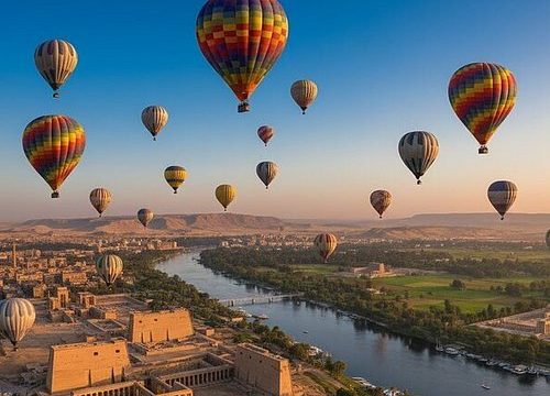 Luxor văzut din balon – ce dezvăluie peisajul de la înălțime?